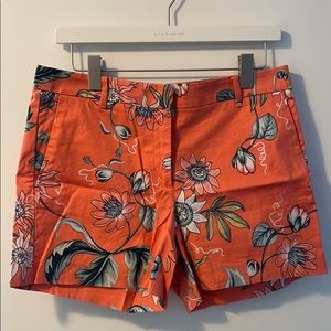 Ann Taylor Floral Cotton Shorts